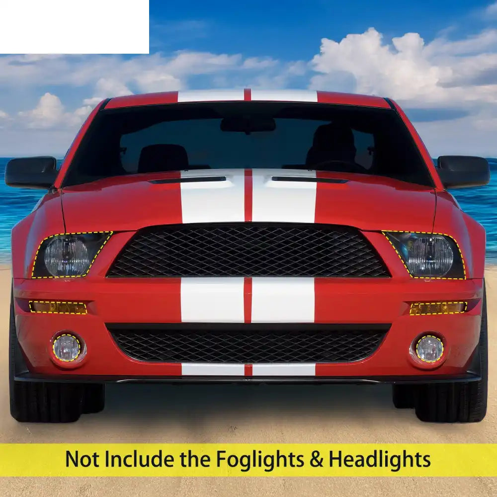 2007-2009 Ford Mustang GT500 OE Style Front Bumper Conversion Kit PP