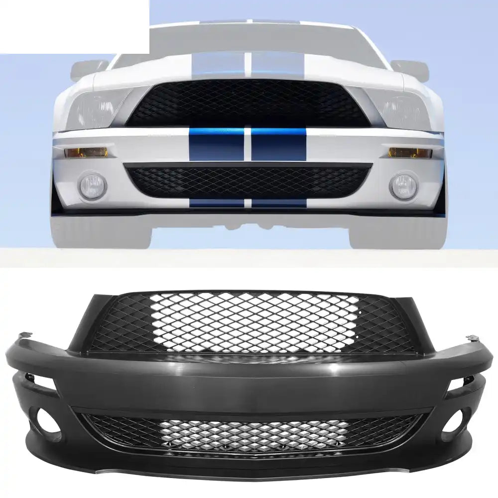 2007-2009 Ford Mustang GT500 OE Style Front Bumper Conversion Kit PP