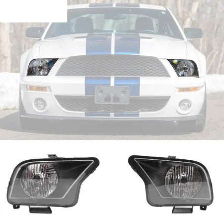 2007-2009 Ford Mustang GT500 OE Style Front Bumper Head Lights Lamp
