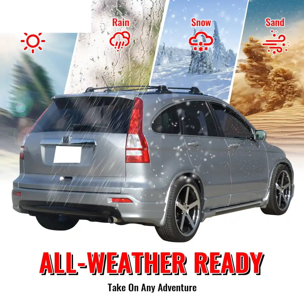 2007-2009 Honda CR-V CRV MD Style Rear Bumper Cover Replacement PP Unpainted Black