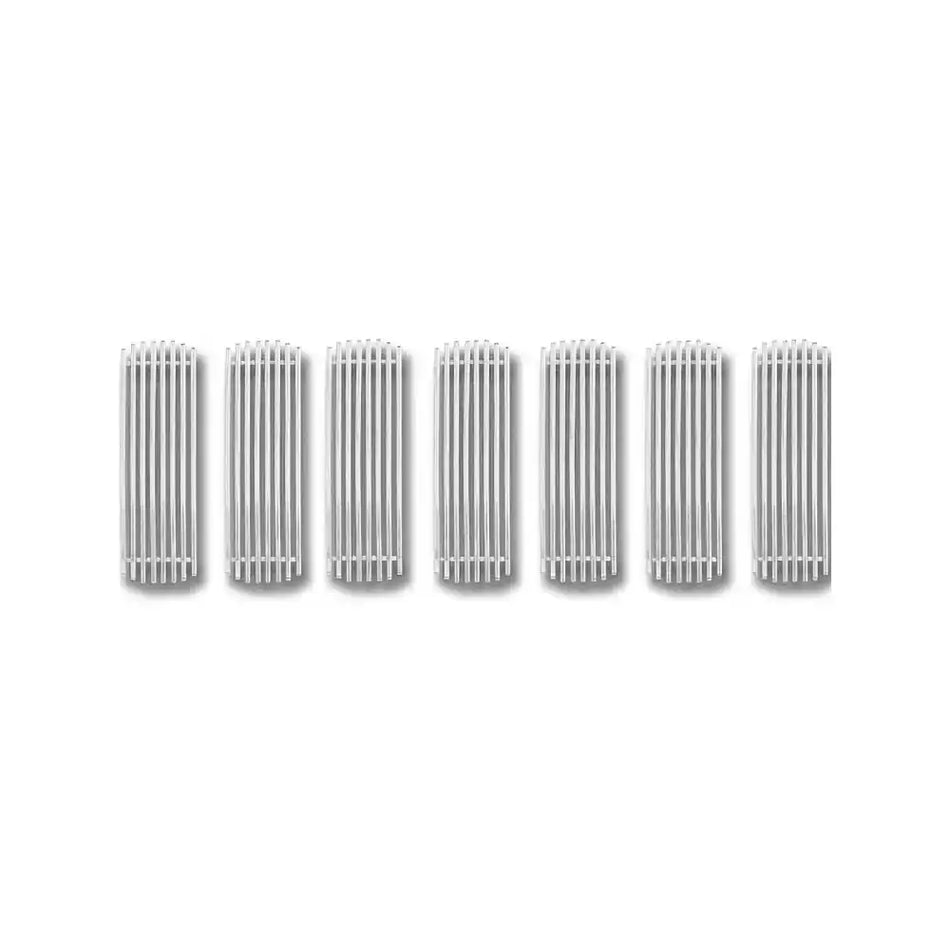 2007-2009 Jeep Compass Billet Style Chrome 3PCS Front Grille Inserts