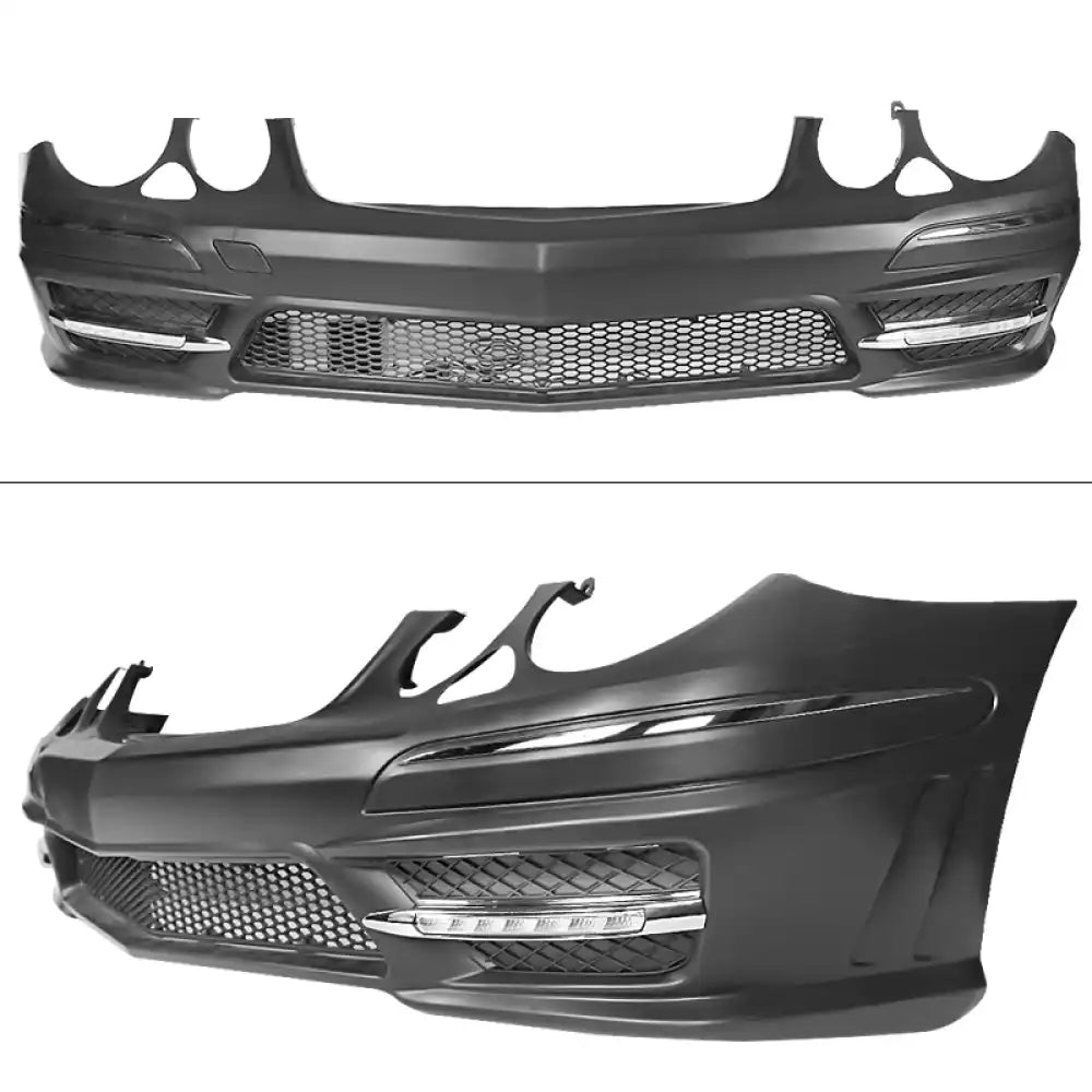2007-2009 Mercedes-Benz W211 E Class Front Bumper with Grille LED DRL