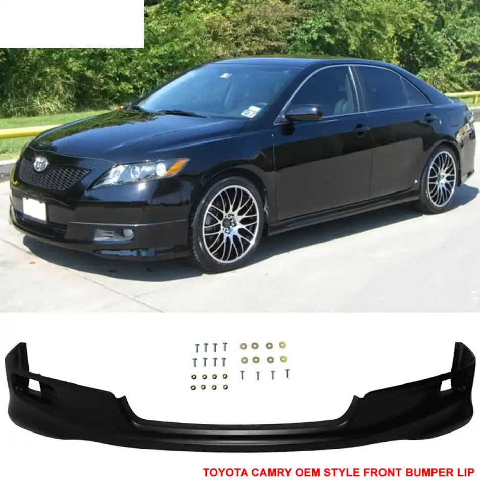 2007-2009 Toyota Camry Factory SE Style Front Bumper Lip Spoiler PU