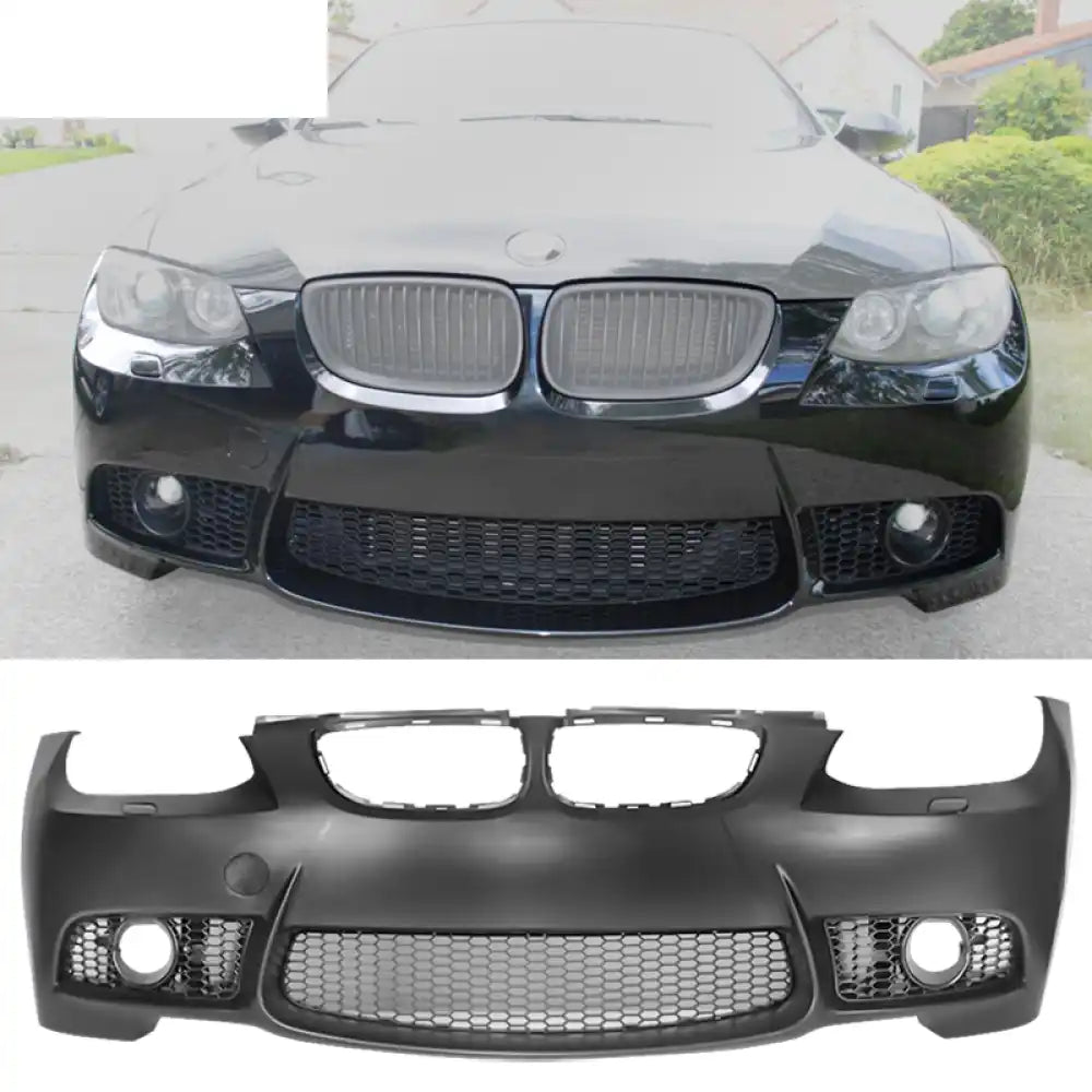 2007-2010 BMW E92 E93 3 Series M3 Style Unpainted Front Bumper PP