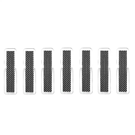 2007-2010 Jeep Compass& Patriot Mesh Style Bumper Upper Grille Inserts
