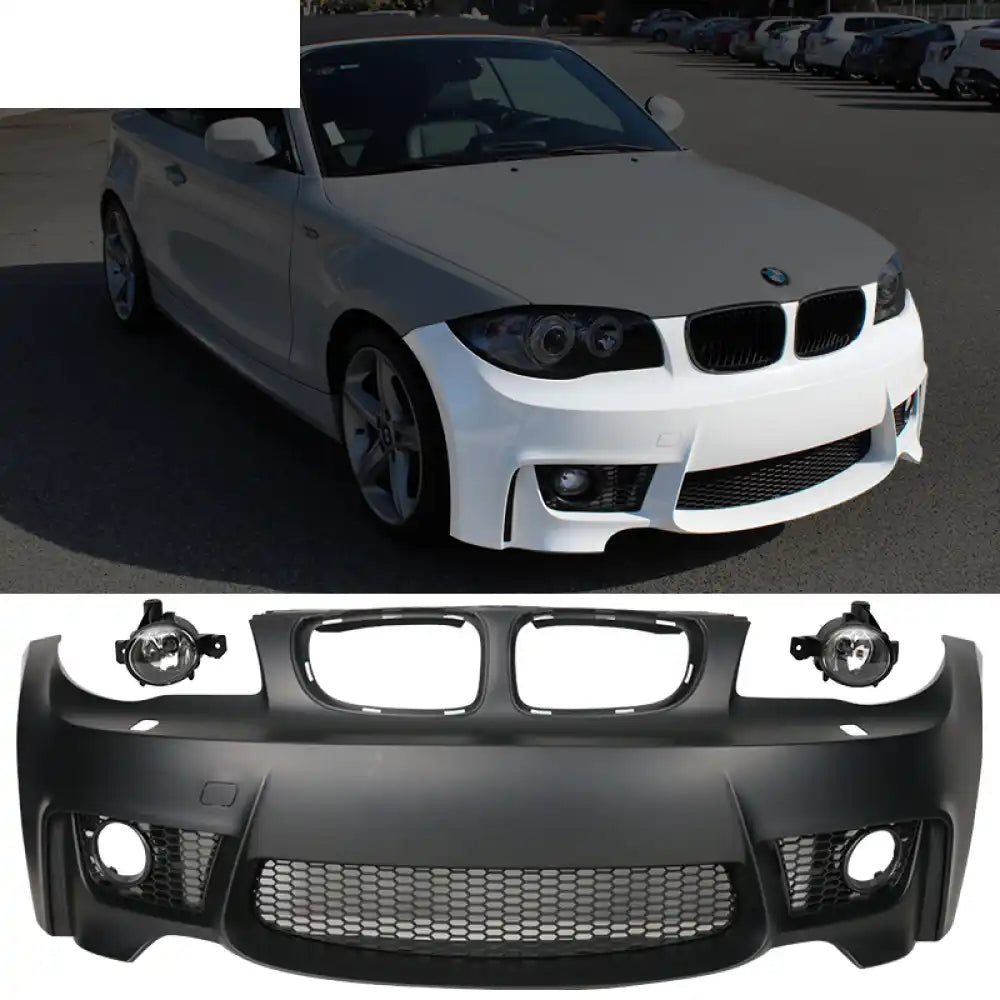 2007-2013 BMW 1 Series E82 1M No PDC Front Bumper w Fog Lights PP