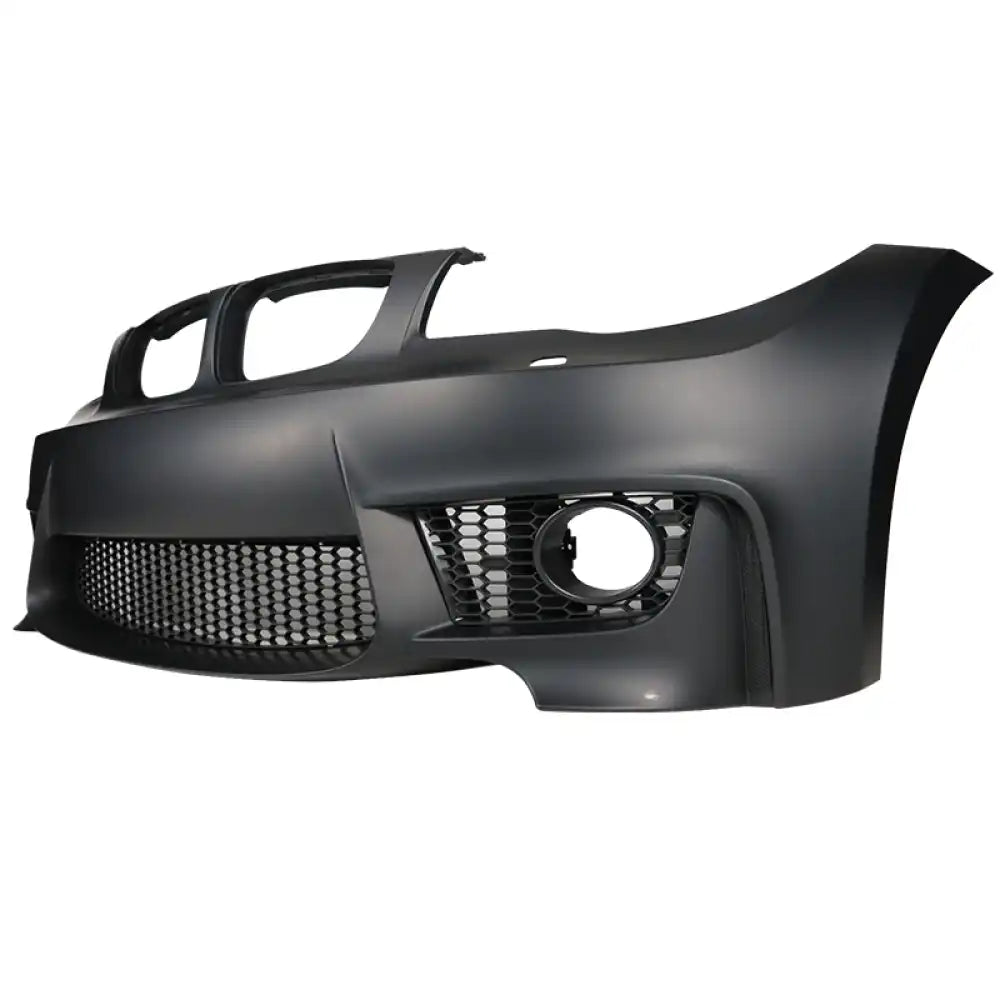 2007-2013 BMW 1 Series E82 1M Style Black Front Bumper Conversion PP