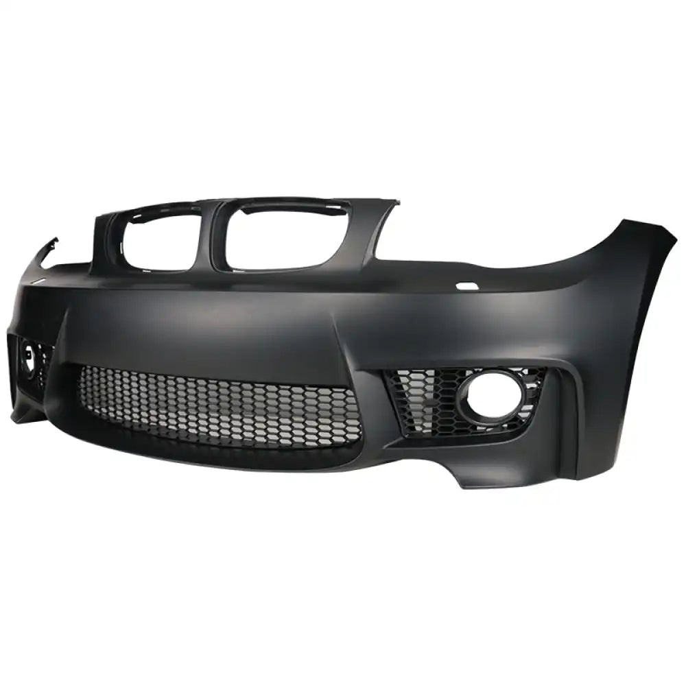 2007-2013 BMW 1 Series E82 1M Style Black Front Bumper Conversion PP