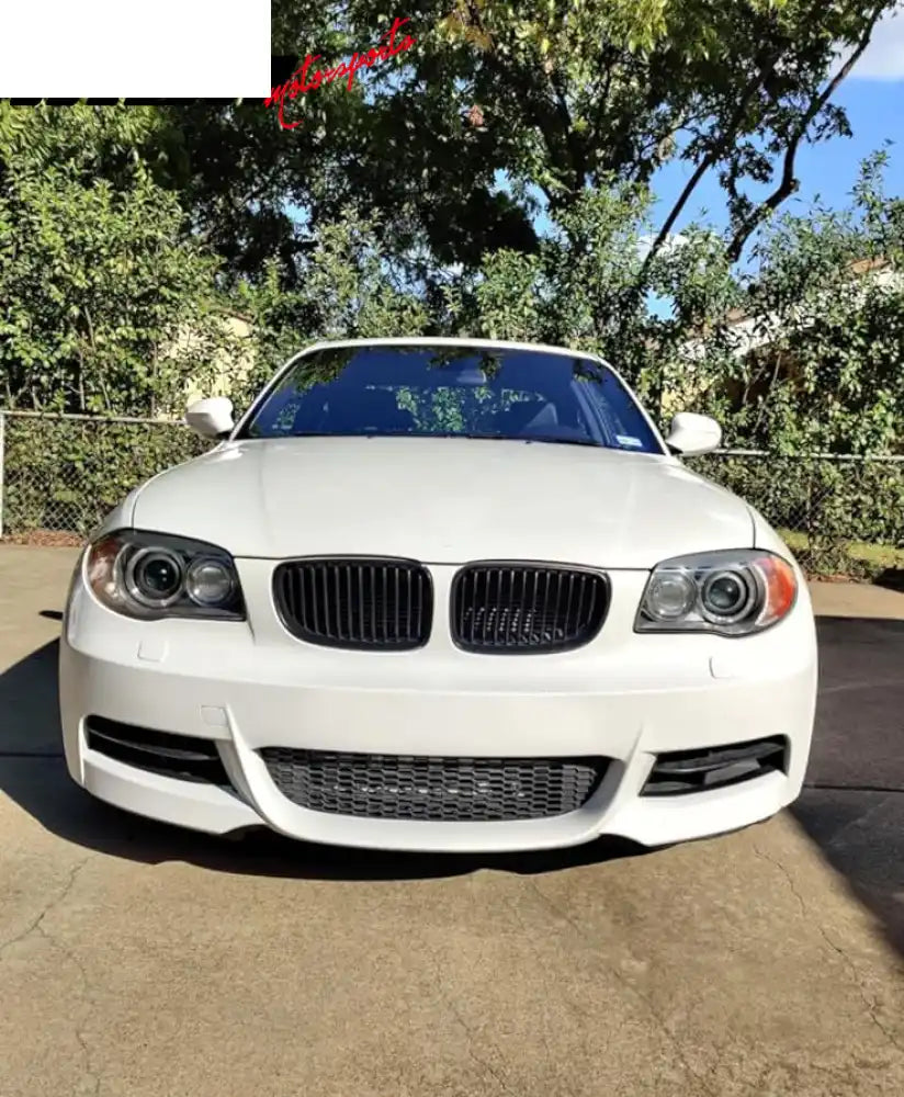 2007-2013 BMW 1 Series E82 1M Style Black Front Bumper Conversion PP