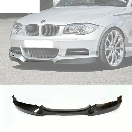2007-2013 BMW 1 Series E82 M Sport HT Front Bumper Lip Carbon Fiber Carbon Fiber