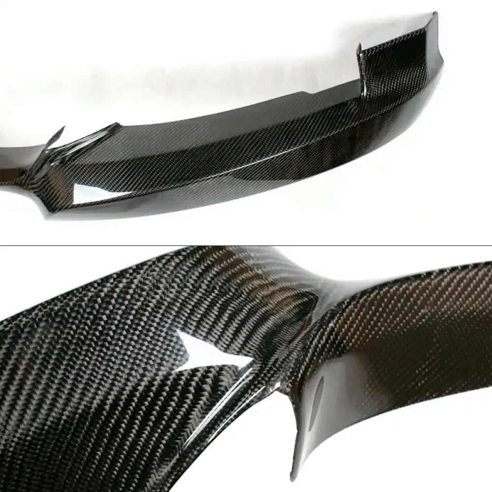 2007-2013 BMW 1 Series E82 M Sport HT Front Bumper Lip Carbon Fiber