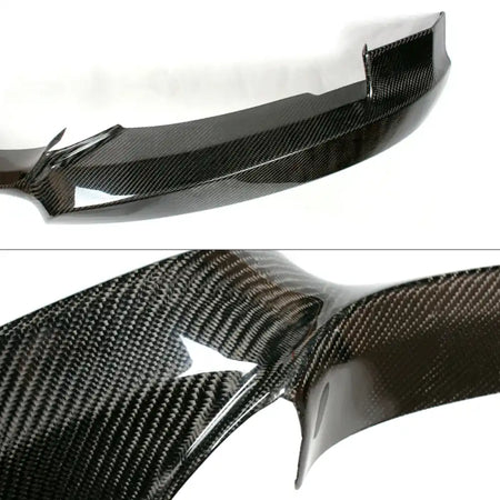 2007-2013 BMW 1 Series E82 M Sport HT Front Bumper Lip Carbon Fiber