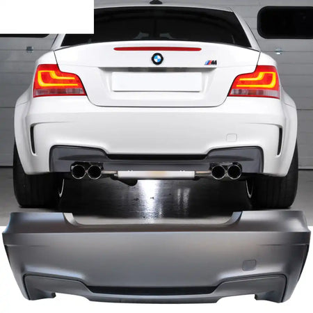 2007-2013 BMW E82 E88 128i 135i 1Series 1M Style Rear Bumper Cover PP