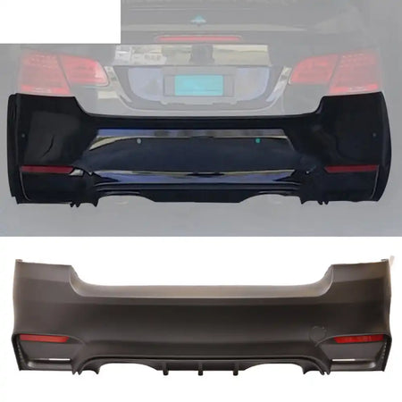 2007-2013 BMW E92 2Dr M4 Style Unpainted Rear Bumper Cover Conversion