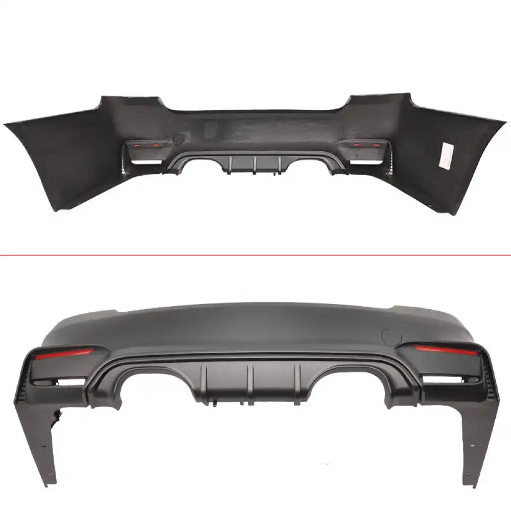 2007-2013 BMW E92 2Dr M4 Style Unpainted Rear Bumper Cover Conversion