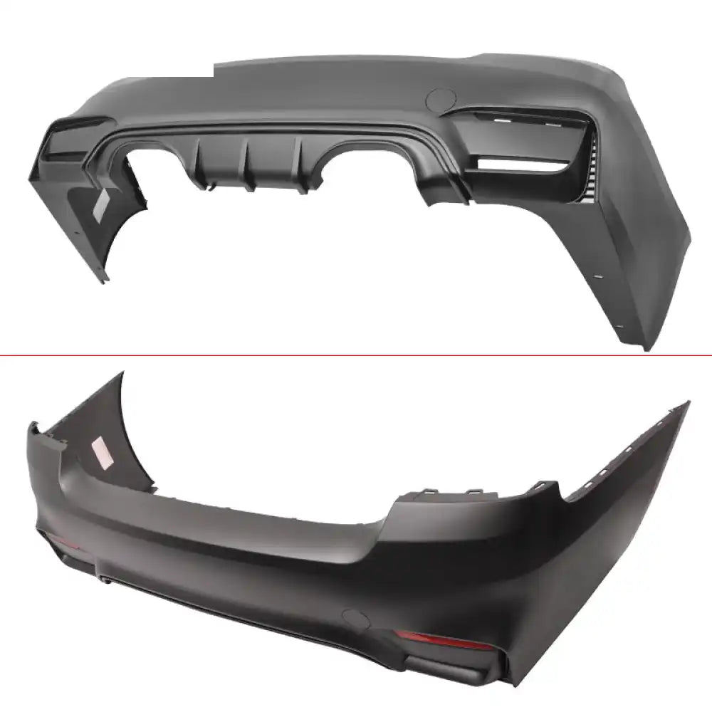 2007-2013 BMW E92 2Dr M4 Style Unpainted Rear Bumper Cover Conversion