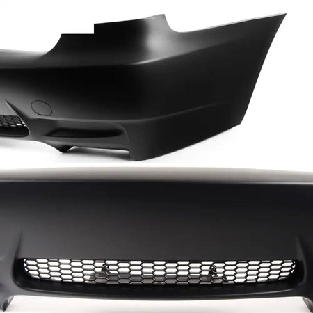 2007-2013 BMW E92 3-Series Coupe 2Dr M3 Style Rear Bumper Cover PP Unpainted Black