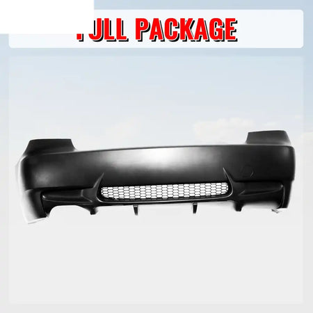 2007-2013 BMW E92 E93 3 Series M3 Style Unpainted Rear Bumper Cover PP Unpainted Black