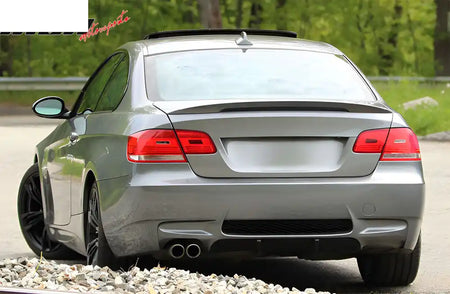 2007-2013 BMW E92 E93 3 Series M3 Style Unpainted Rear Bumper Cover PP Unpainted Black