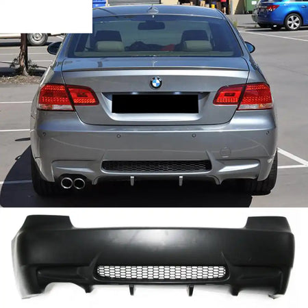 2007-2013 BMW E92 E93 M3 Style Single Exhaust Rear Bumper Cover