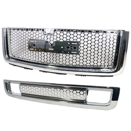 2007-2013 GMC Sierra 1500 Denali Front Bumper Upper + Grille Guards