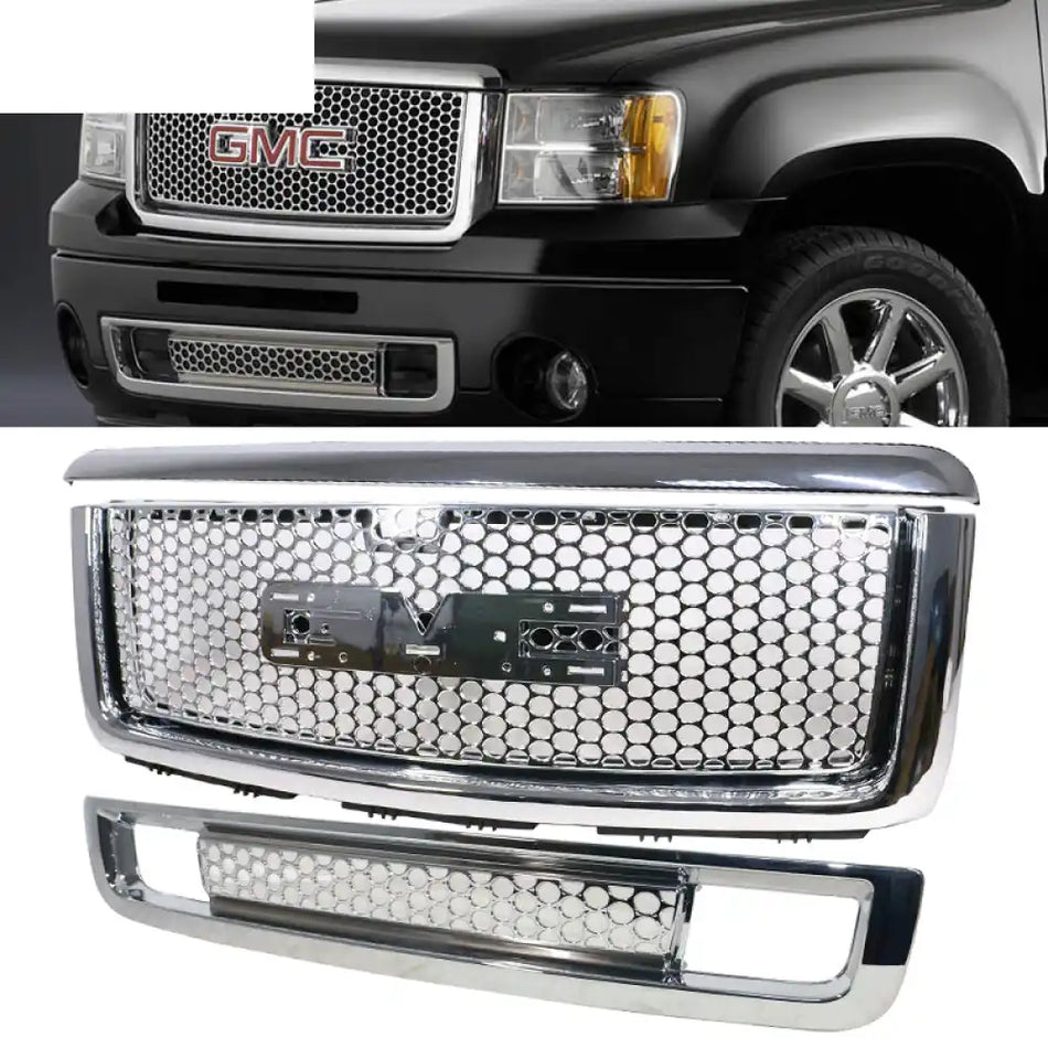 2007-2013 GMC Sierra 1500 Denali Front Bumper Upper Molding Grille