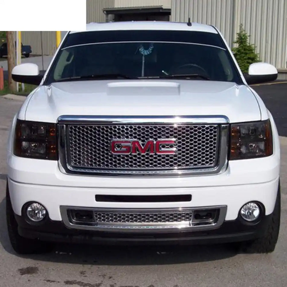 2007-2013 GMC Sierra 1500 Grill Round Hole Front Mesh Grille ABS