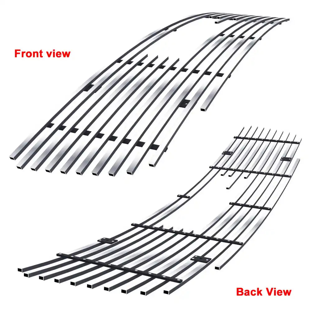 2007-2013 GMC Sierra 2500 HD/3500 HD Front Upper Billet Grille Insert Chrome