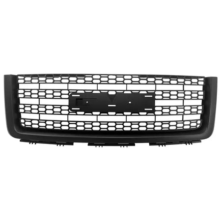 2007-2013 Sierra 1500 11-13 HD Denali Matte Black Front Upper Grille