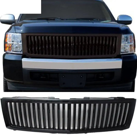 2007-2013ÃÂ Chevy Silverado 1500 Vertical Front Bumper Unpainted Grille