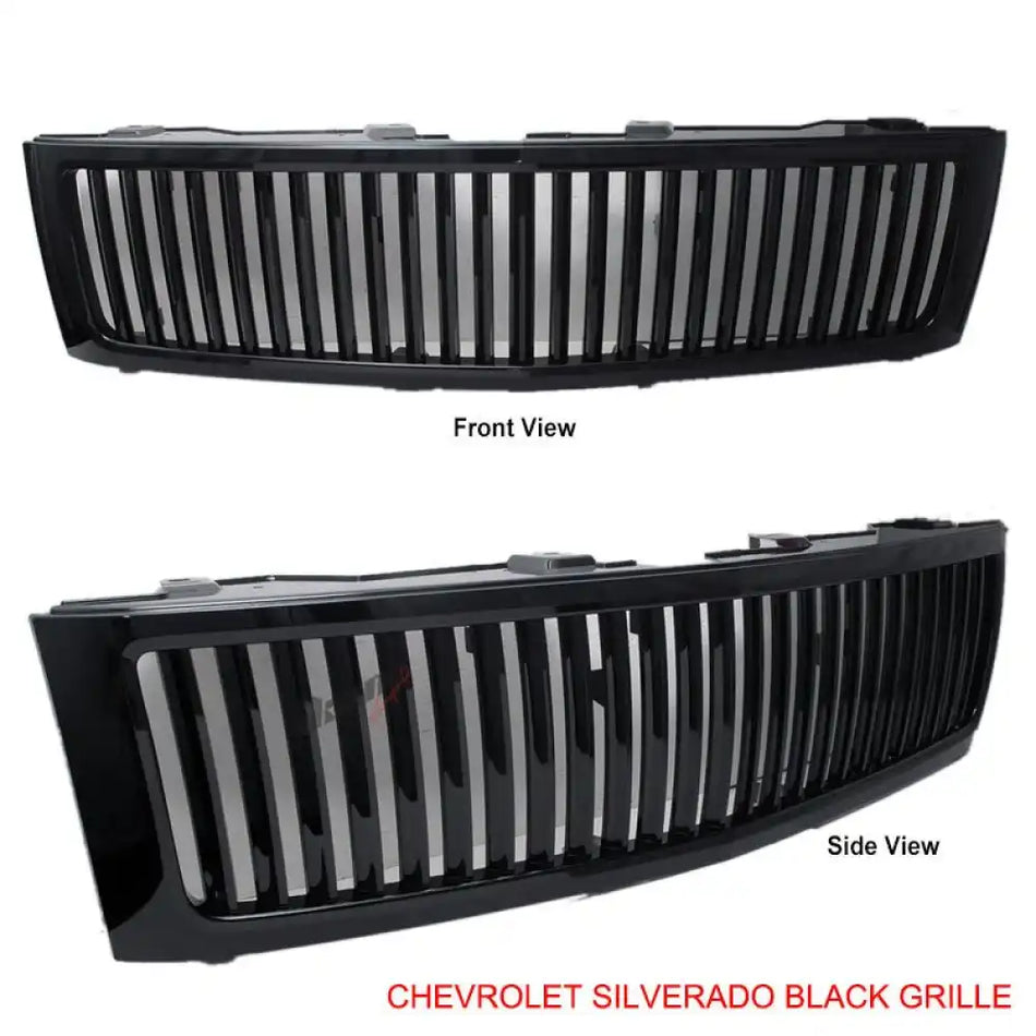 2007-2013ÃÂ Chevy Silverado 1500 Vertical Front Bumper Unpainted Grille