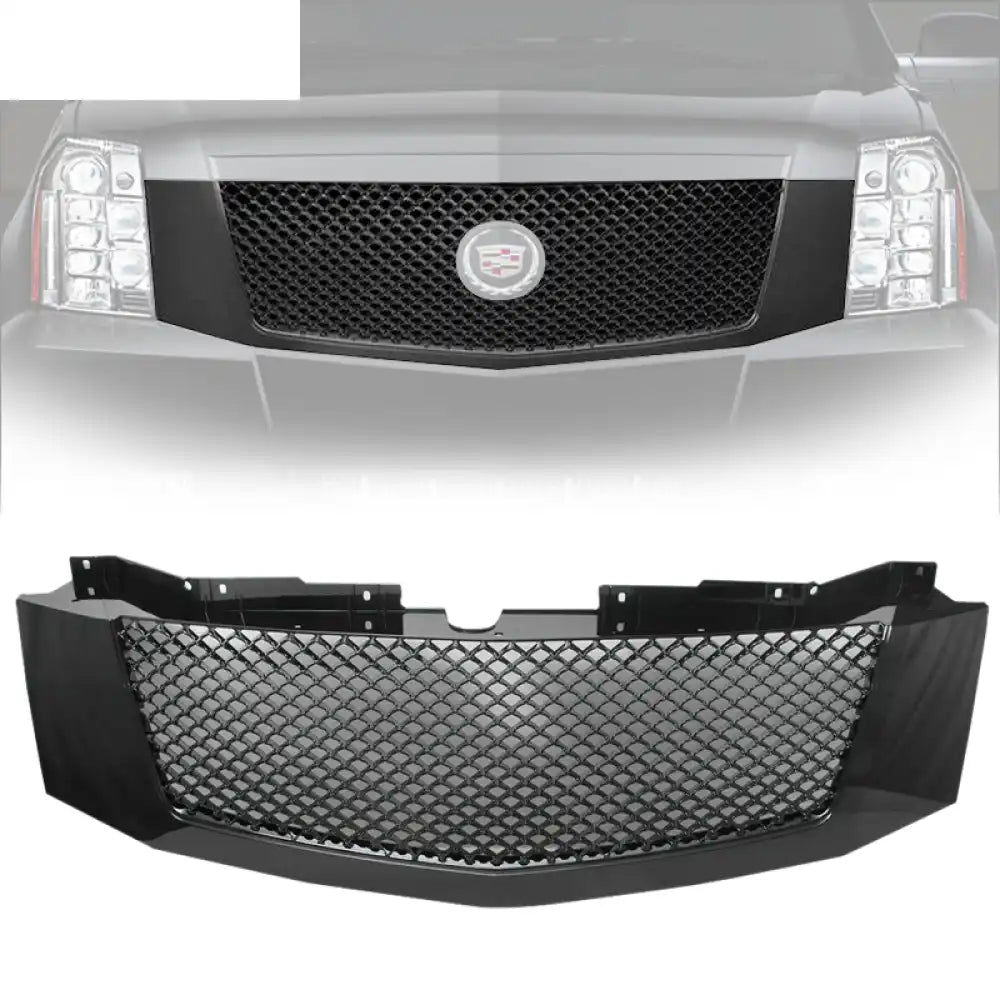 2007-2014 Cadillac Escalade EXT ESV Mesh Honeycomb Hood Grille ABS