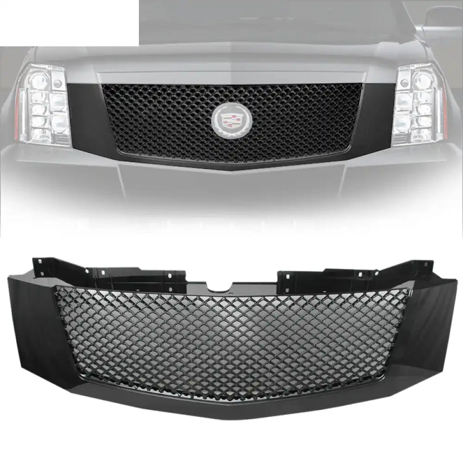 2007-2014 Cadillac Escalade EXT ESV Mesh Honeycomb Hood Grille ABS