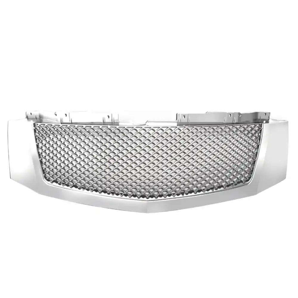 2007-2014 Cadillac Escalade Mesh Style Front Bumper Grille Chrome ABS