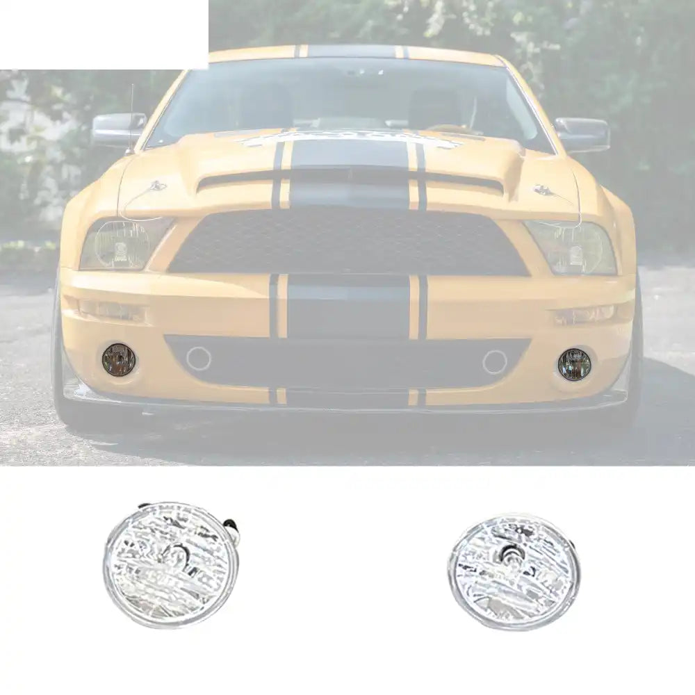 2007-2014 Ford Mustang GT500 OE Style Front Bumper Fog Lights Lamp 2PC