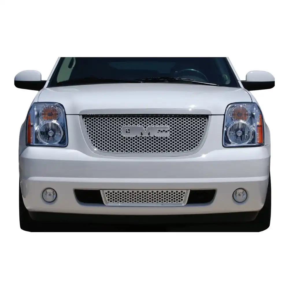 2007-2014 GMC Yukon Denali Style Chrome Front Upper Mesh Grille ABS Denali Style