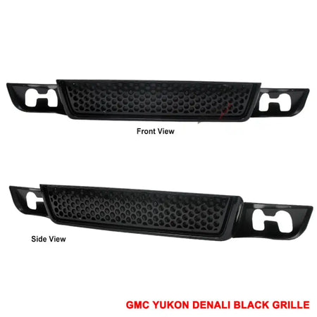 2007-2014 GMC Yukon XL 1500 Denali Sport Black Lower Bumper Grille