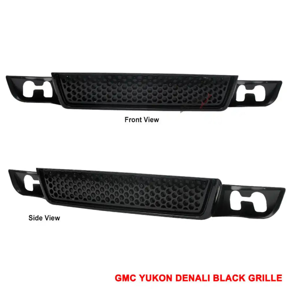 2007-2014 GMC Yukon XL 1500 Denali Sport Black Lower Bumper Grille