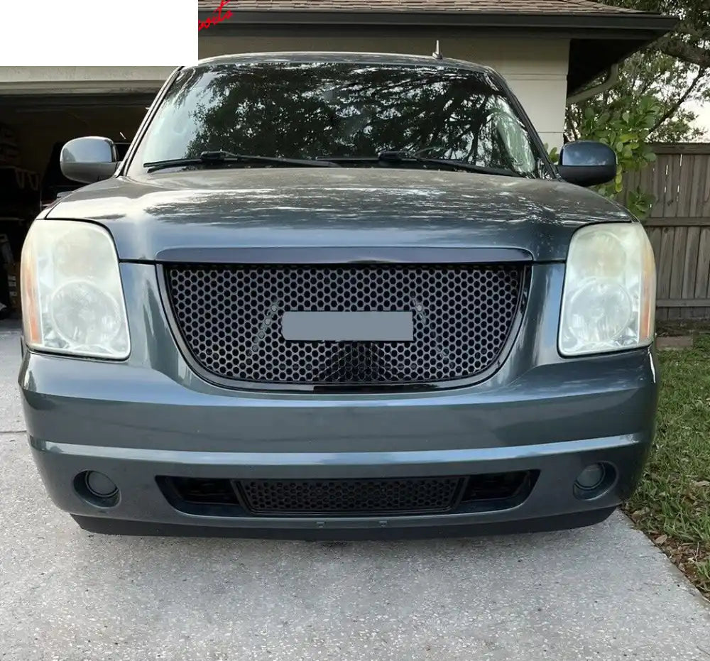 2007-2014 GMC Yukon XL 1500 Denali Sport Black Lower Bumper Grille