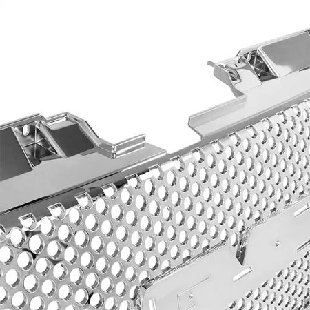 2007-2014 Yukon Denali SLE SLT Round Hole Mesh Chrome Front Grill ABS
