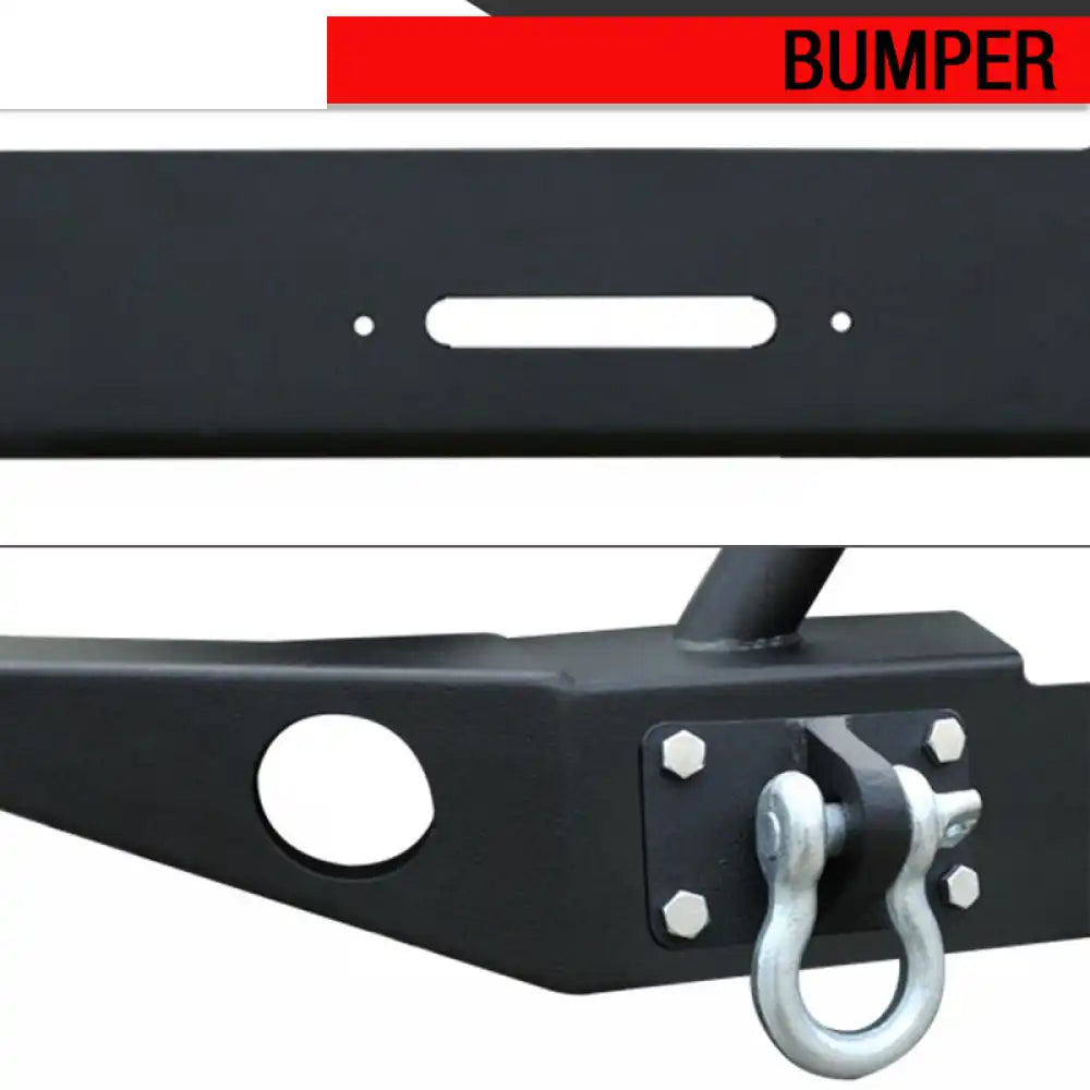 2007-2017 Jeep Wrangler JK Front Bumper Guard Winch Plate Steel