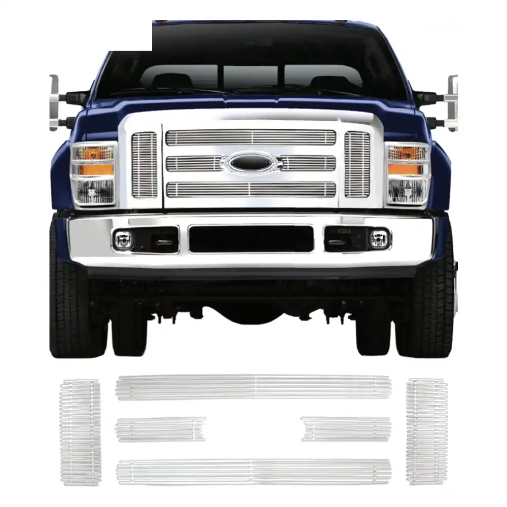 2008-2010 Ford F-250 F-350 Super Duty Billet Style Upper Grille Insert