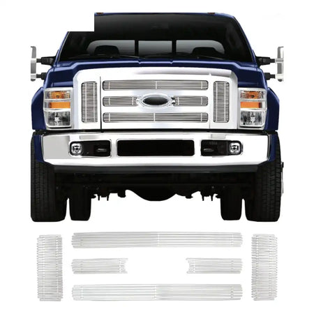 2008-2010 Ford F-250 F-350 Super Duty Billet Style Upper Grille Insert