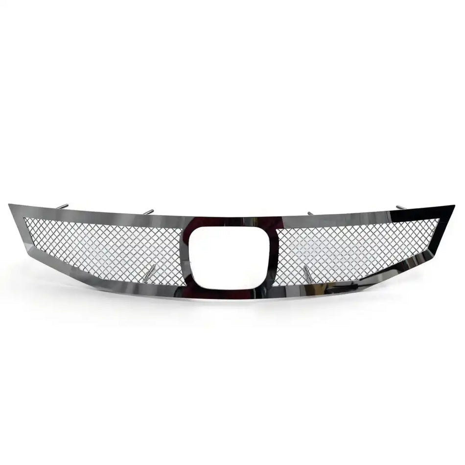 2008-2010 Honda Accord Chrome Front Bumper Upper Grille