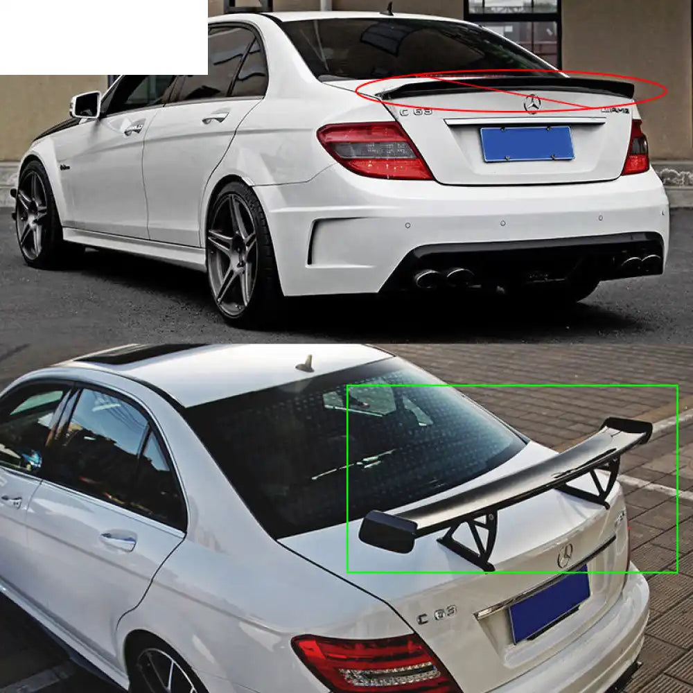 2008-2011 Benz W204 Black-Series Conversion Front Rear BodyKit PP