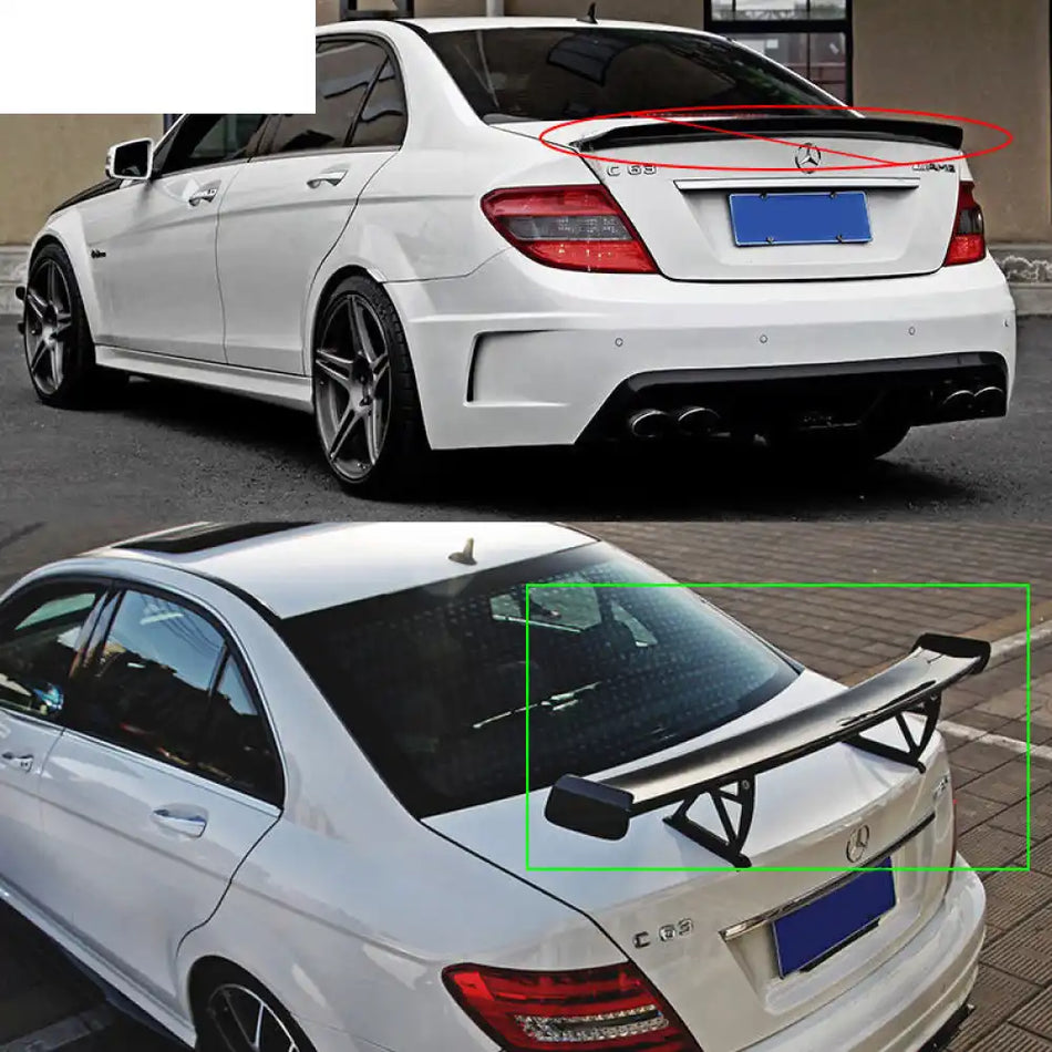 2008-2011 Benz W204 Black-Series Conversion Front Rear BodyKit PP