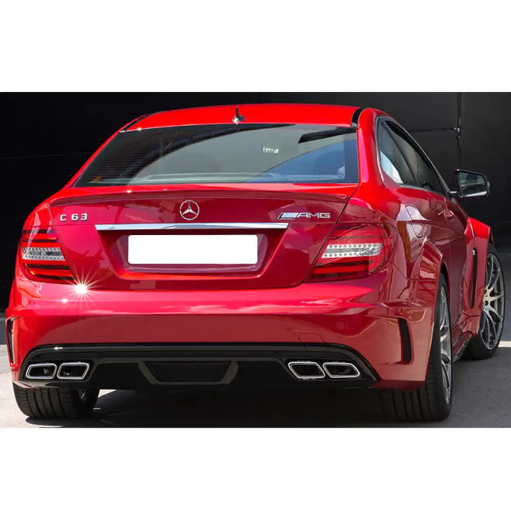 2008-2011 Benz W204 Black-Series Style Unpainted Rear Bumper Cover PP