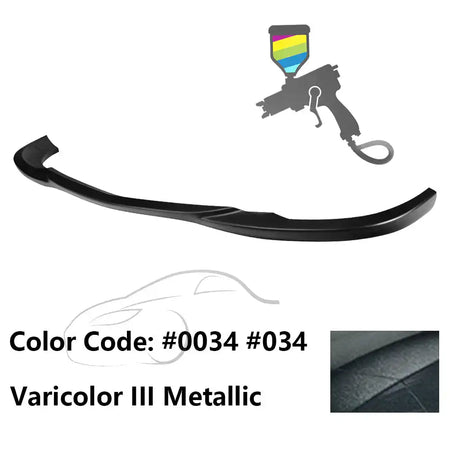 2008-2011 Benz W204 C Class GH Style Front Bumper Lip ABS Painted #0034, 034 Varicolor III Metallic