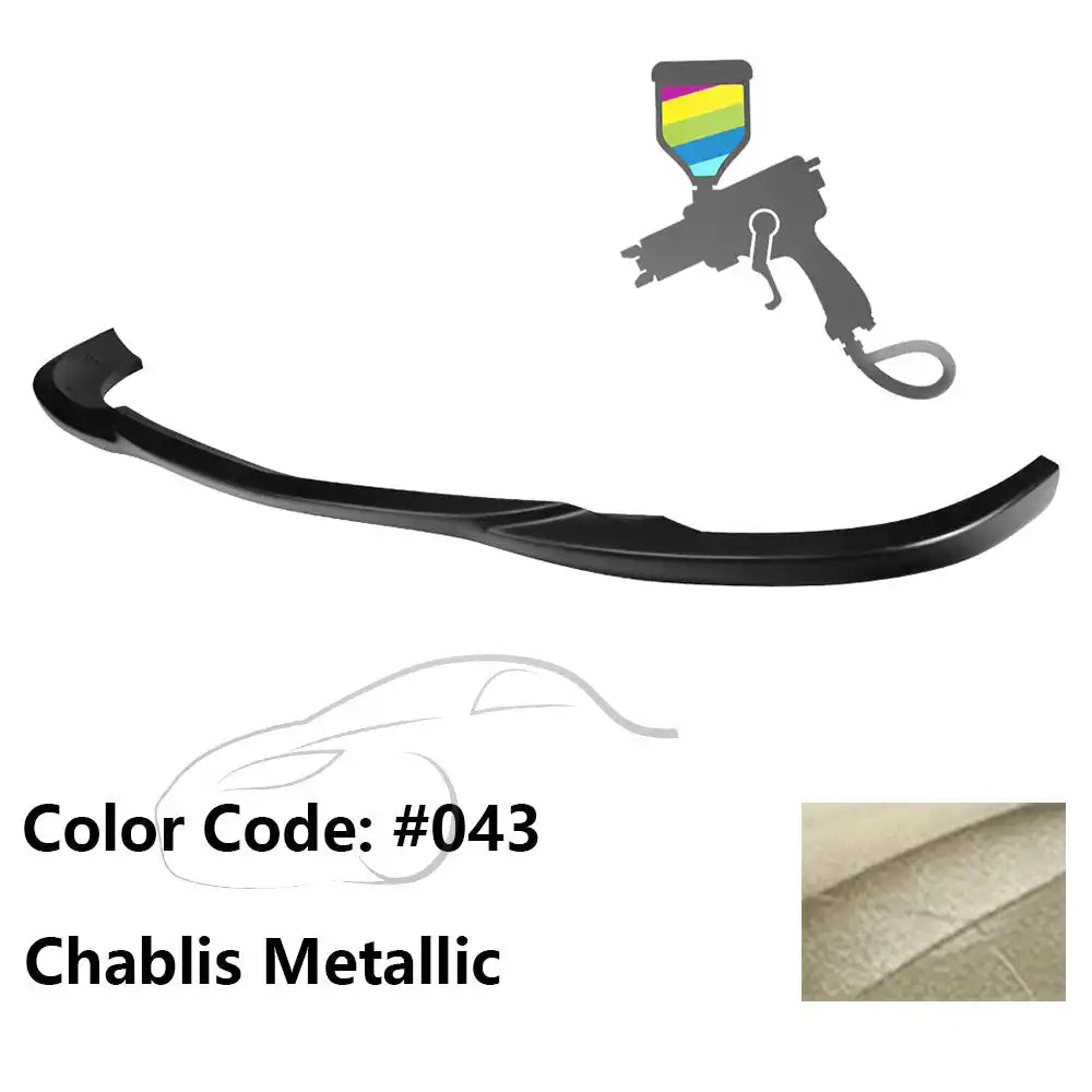 2008-2011 Benz W204 C Class GH Style Front Bumper Lip ABS Painted #043 Chablis Metallic