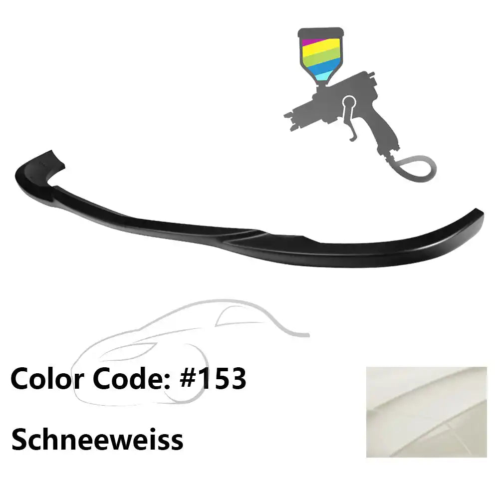 2008-2011 Benz W204 C Class GH Style Front Bumper Lip ABS Painted #153 Schneeweiss